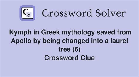 wood nymph crossword clue|Wood nymph in Greek mythology (5) Crossword Clue